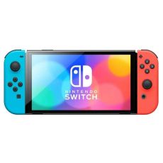 Игровая приставка Nintendo OLED синий/красный