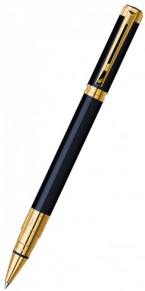 Шариковая ручка WATERMAN Perspective (S0830900) Black GT (M) чернила: синий позолота 23.3К