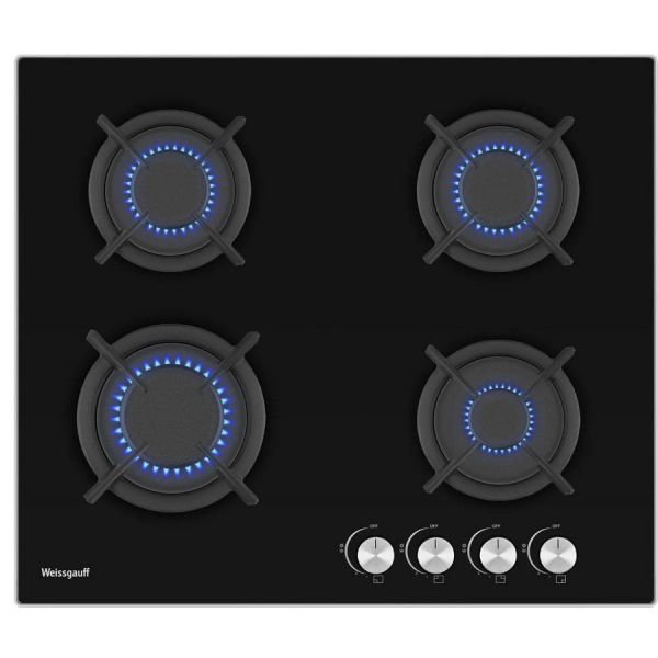 Варочная поверхность Weissgauff HG 640 BG газовая черный